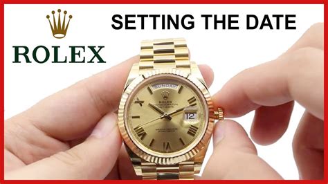 adjust date on rolex